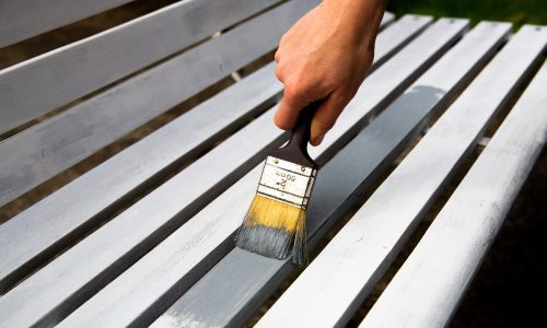 painting-process-timber-bench-with-painting-brush